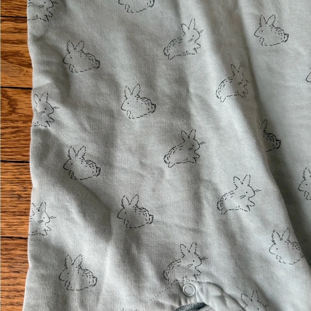 H&M Bunny Print Romper - Size 9-12 Months